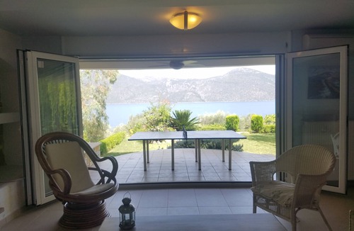 Skroponeria Apartment | The house is situated on the beach and it is only 1 minute walk .