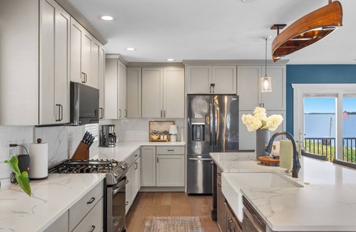Scott County House | The LeClaire Driftwood Retreat on the Mississippi River!