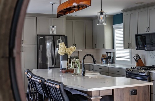 Scott County House | The LeClaire Driftwood Retreat on the Mississippi River!