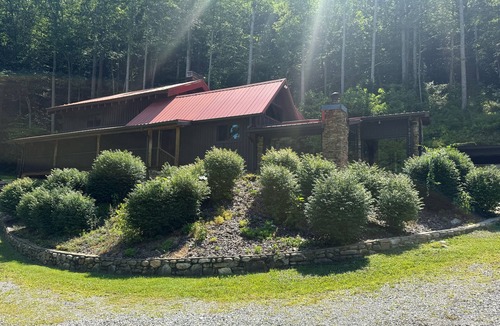 Canton Cabin | The Lodge: Riverfront Log Home in Blue Ridge Mtns