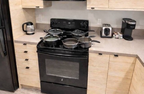 Downtown Des Moines Apartment | The Luxe Black Haven (340)