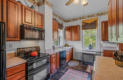 Berkeley Springs House | The Manor - historic mansion, covered porch, wifi, walk to everything, king bed