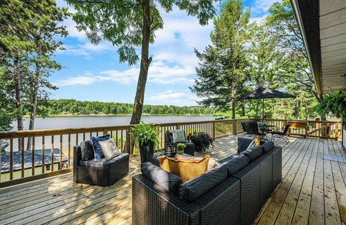 Sturgis House | The Maple & Oak - Lakefront Home with Private Beach
