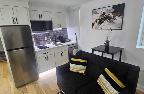 Mount Pleasant Apartment | The Mini-Lux B. at Lower Atwells Avenue Laundry & Dishwasher Close to DT