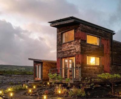 Pahoa House | THE PHOENIX HOUSE - EPIC Tiny Home Gem on Volcanic Lava Field!