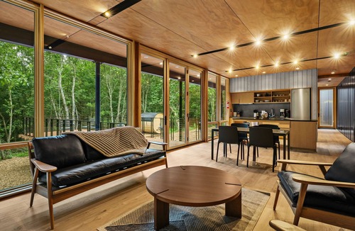 Wisconsin Dells Cabin | The Point - A Unique Luxury Cabin at Oak & Ember Luxury Micro Resort