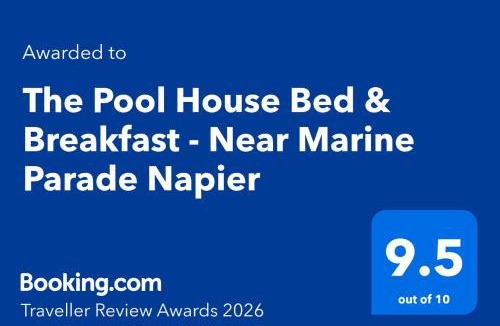 Napier Bed & Breakfast | The Pool House Bed & Breakfast - Near Marine Parade Napier