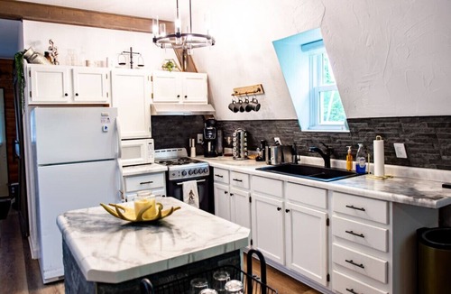 Mountain Cabin | The Sasquatch Hideaway Gorgeous A-Frame Tiny Home