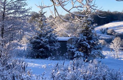 Overton-on-dee Apartment | The Shepherd's Hut with seasonal swimming pool