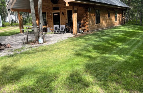 South Boardman Cabin | The Shire, a fun cabin retreat. Warm and cozy, nestled trailside in the woods.