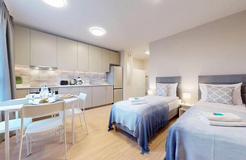 Siekierki Apartment | The Silver Studio Mokotow Free Parking