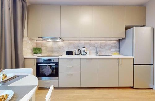 Siekierki Apartment | The Silver Studio Mokotow Free Parking