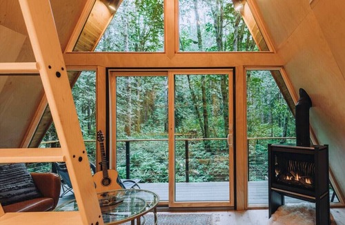 Index Cabin | The Treeframe Cabin- Hot Tub + Sauna + Cold Plunge