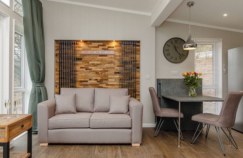 Cheddar Ski Chalet | This charming one-bedroom lodge boasts all the home comforts you need.