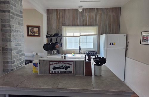 Haxtun House | This single-level home offers a simple, comfortable layout.
