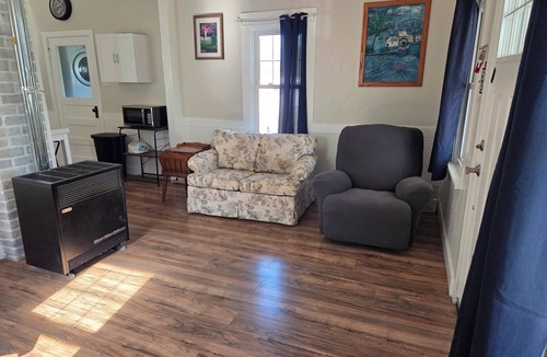 Haxtun House | This single-level home offers a simple, comfortable layout.
