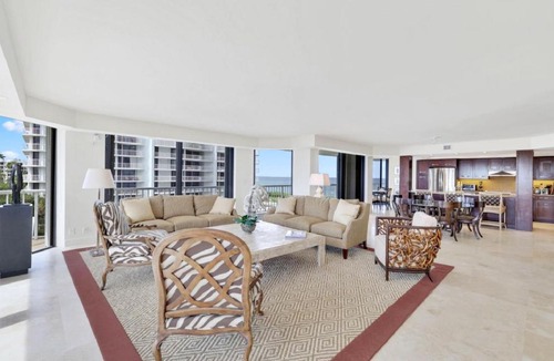 Palm Beach Apartment | Three Bedroom Residence with Ocean and Water Views