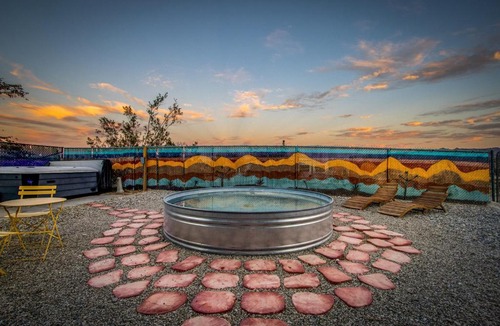Joshua Tree House | Three-Home Desert Escape with Pool, Outdoor Theatre & Pickleball