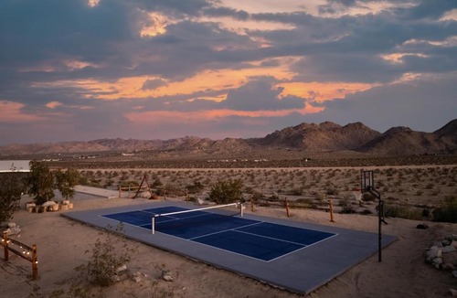 Joshua Tree House | Three-Home Desert Escape with Pool, Outdoor Theatre & Pickleball