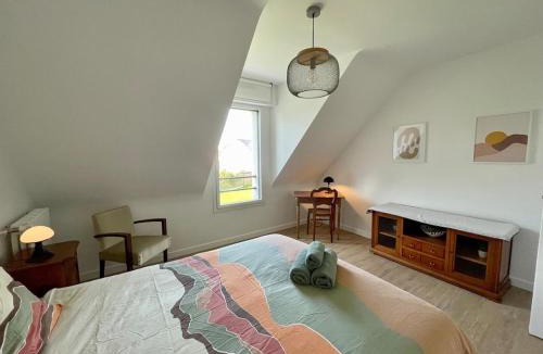 Locmariaquer House | Ti Ar Ch'astel, maison avec spa