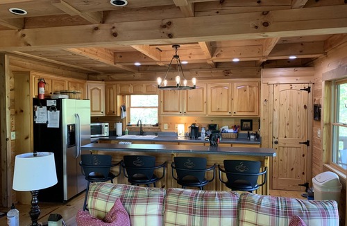 Screamer Mountain Cabin | Timber Frame Above the Clouds on Screamer Mtn in Clayton, GA - Panoramic Views!