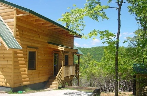 Screamer Mountain Cabin | Timber Frame Above the Clouds on Screamer Mtn in Clayton, GA - Panoramic Views!