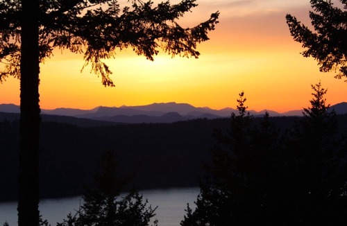 Rosario Cabin | Timber Lodge Log Home, 10 Person Theater Room, Hot Tub, Pool Table, Ocean Views!