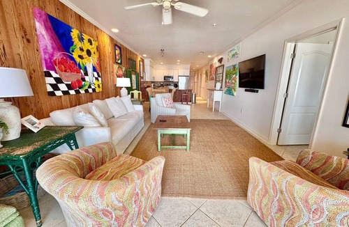 Orange Beach East Condo | Time to get… 🎶 Knee deep in the water somewhere! 🎶 on island time!