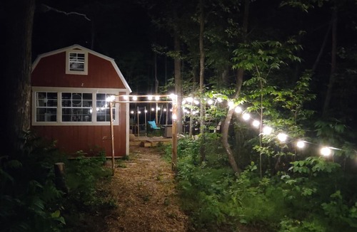 Mora Cabin | Tiny barn in the woods at Knife Lake Getaway
