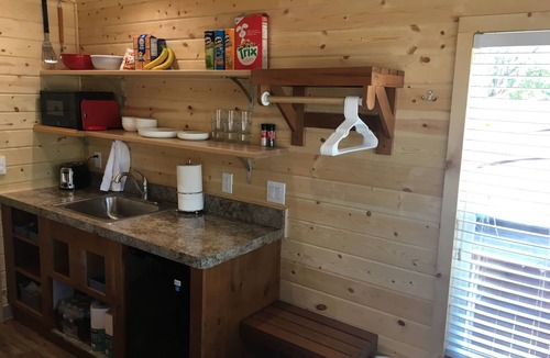 Zion National Park South Entrance Cabin | Tiny Cabin at Zion Canyon Campground and Resort. Only .5 mile from Park Entrance