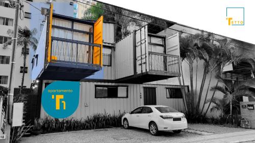 Castelo Branco House | Tiny Container Apartments at Meia Praia - Tetto 148
