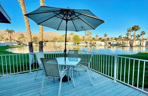 Desert Hot Springs House | Tiny Home Desert Hot Springs Resort Lakeview Pools fitness room, WiFi