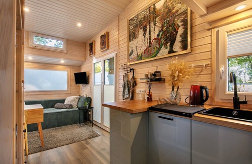 Caputh House | Tiny Home 'Tiny House Nr 1' with private terrace, Wi-Fi and air conditioning