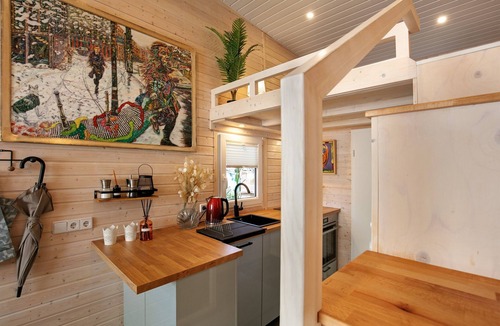 Caputh House | Tiny Home 'Tiny House Nr 1' with private terrace, Wi-Fi and air conditioning