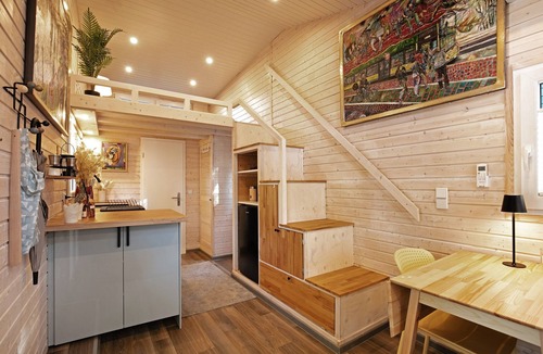 Caputh House | Tiny Home 'Tiny House Nr 1' with private terrace, Wi-Fi and air conditioning
