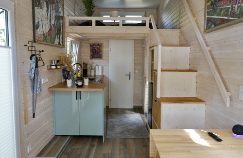 Caputh House | Tiny Home 'Tiny House Nr 2' with private terrace, Wi-Fi and air conditioning