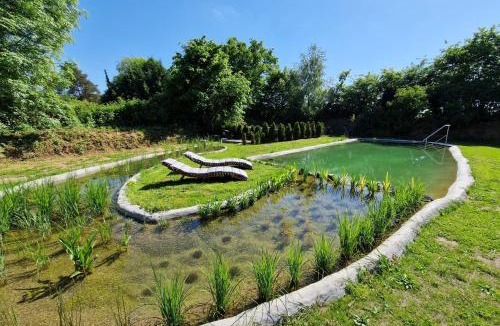 Borken House | Tiny House am See Dillich - Schwimmteich - Klimaanlage - Hunde willkommen - Eigener Garten