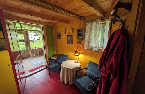 Jackson Cabin | Tiny House Oasis in beautiful Waldo County, Maine. Dogs welcome! JUNE PRICE DROP