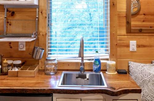 Todd House | Tiny Luxury Getaway: Cabin in Todd, North Carolina with Hot Tub, Scenic Views, and Lounge Perfection