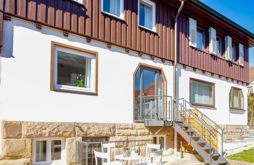 Schwaebisch Hall Apartment | Tiny vacation apartment at the city park with small outdoor seating area