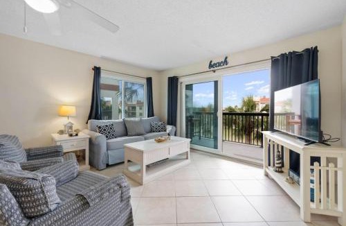 Butler Beach Apartment | Top-Floor End Unit with Ocean & Pool Views | Gated Beachfront Resort Near St. Augustine