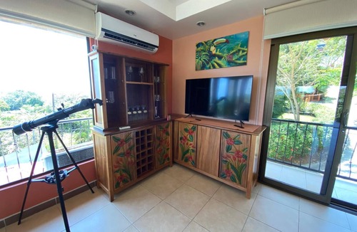 Esterillos Oeste Condo | Top-Floor Oceanview Luxury, Panoramic Pacific View, Sleeps 6, Pool, Laundry, AC