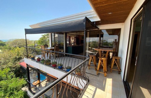 Esterillos Oeste Condo | Top-Floor Oceanview Luxury, Panoramic Pacific View, Sleeps 6, Pool, Laundry, AC