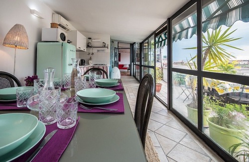 Naples City Centre Apartment | Top floor panoramic terrace in historical center
