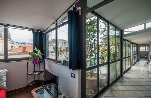 Naples City Centre Apartment | Top floor panoramic terrace in historical center