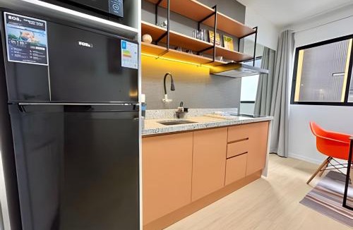 Novo Mundo Apartment | #TOP One# Studio New England Charmoso C/PisciNA