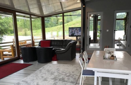 Colibita House | Traditional Fisherman's house Colibita, lakefront with view and pontoon