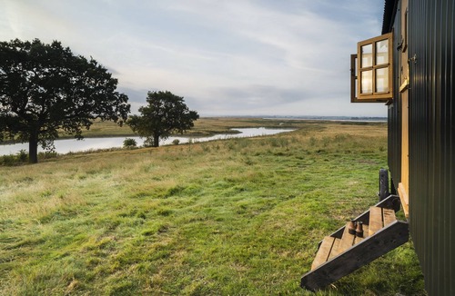 Minster on Sea Cabin | Traditional shepherd's huts in the middle of a National Nature Reserve.