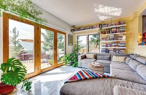Boulder Cabin | Trail Access, Hot Tub: Lakefront Boulder Retreat!
