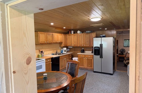 Crystal Falls Cabin | Tranquil 1-bedroom cabin in peaceful Crystal Falls getaway.